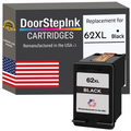 DoorStepInk Brand for HP 62XL (C2P05AN) Black Remanufactured in the USA Ink Cartridges, C2P05AN