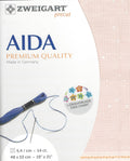 Splash 14-Count Powder Pink Precut Stern-Aida Cross Stitch Fabric by Zweigart 3706/4259