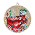 New Year's - Snowman Counted Cross Stitch Kit by Alisena 5515A