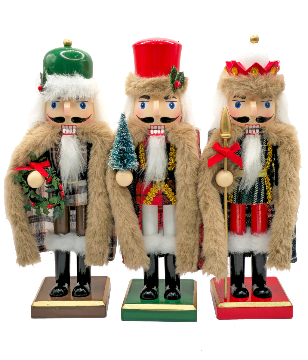 Christmas Wreath Wooden Nutcracker F07AM9-23-N01890A