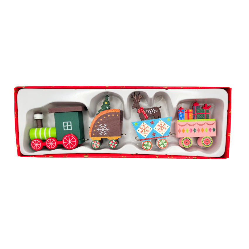 Reindeer Christmas Train Ornament F07AM9-31E