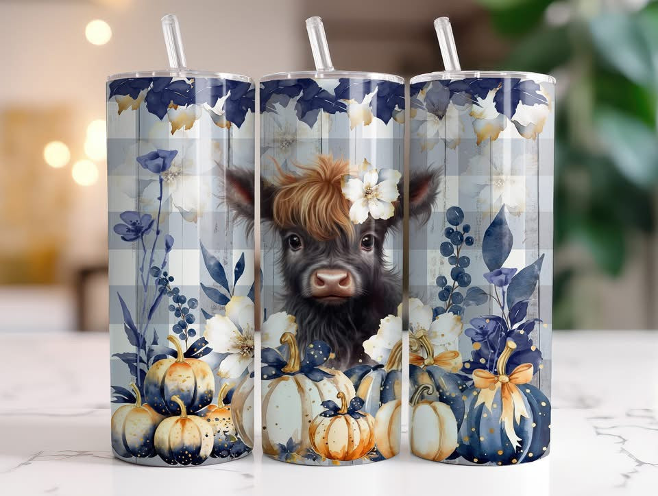 FALL THEMED 20 OZ TUMBLERS - BRAND NEW