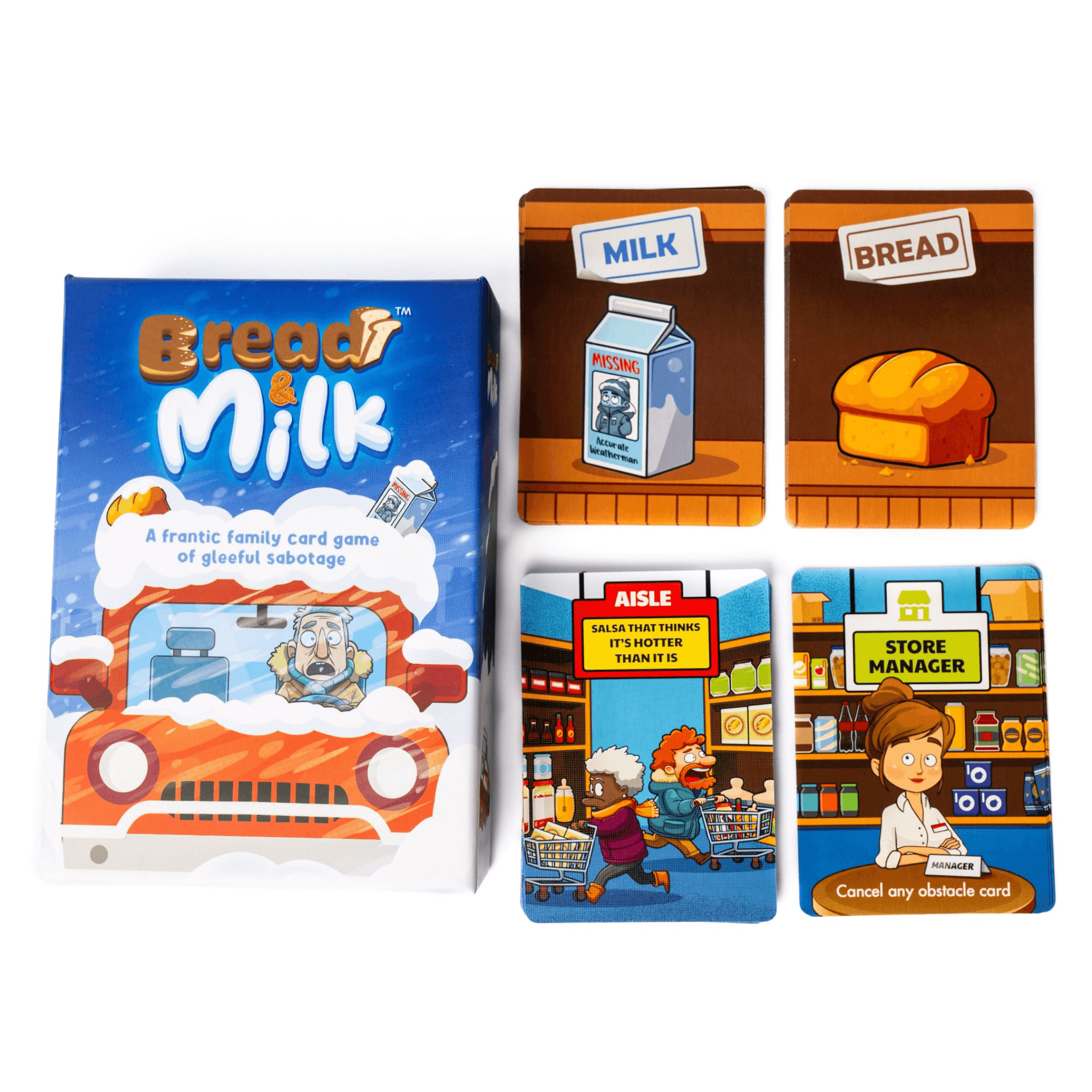 Bread & Milk Family Card Game - Ages 8+