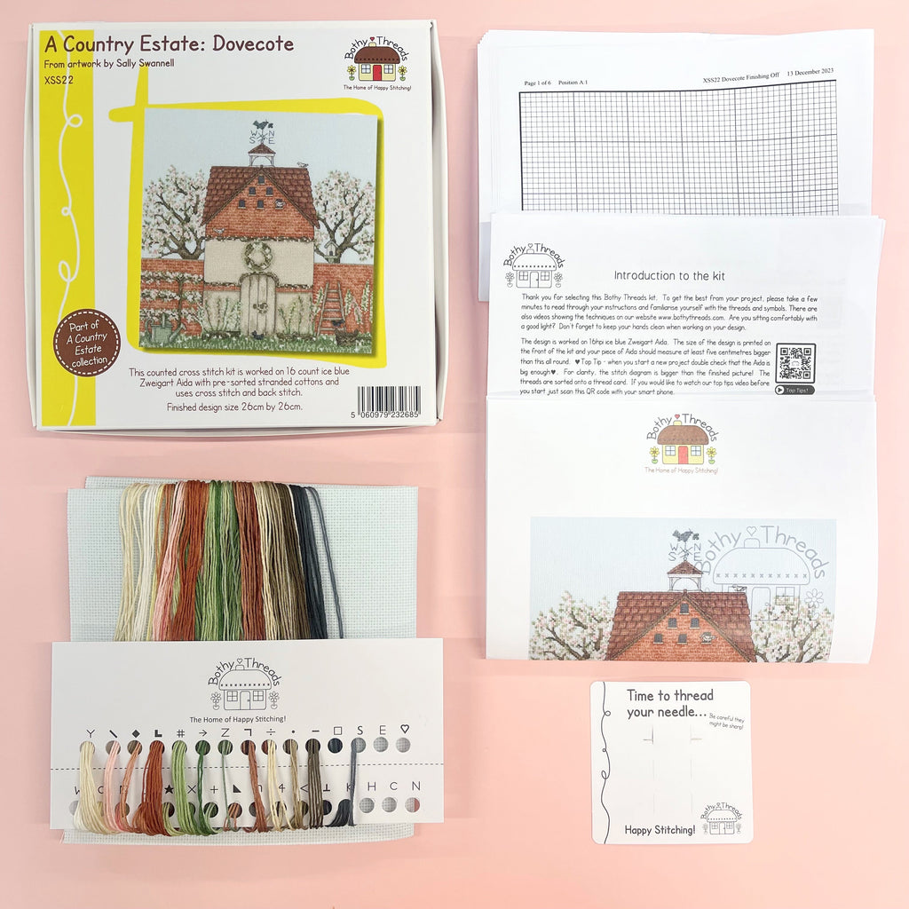 Dovecote Counted Cross Stitch Kit by Bothy Threads XSS22