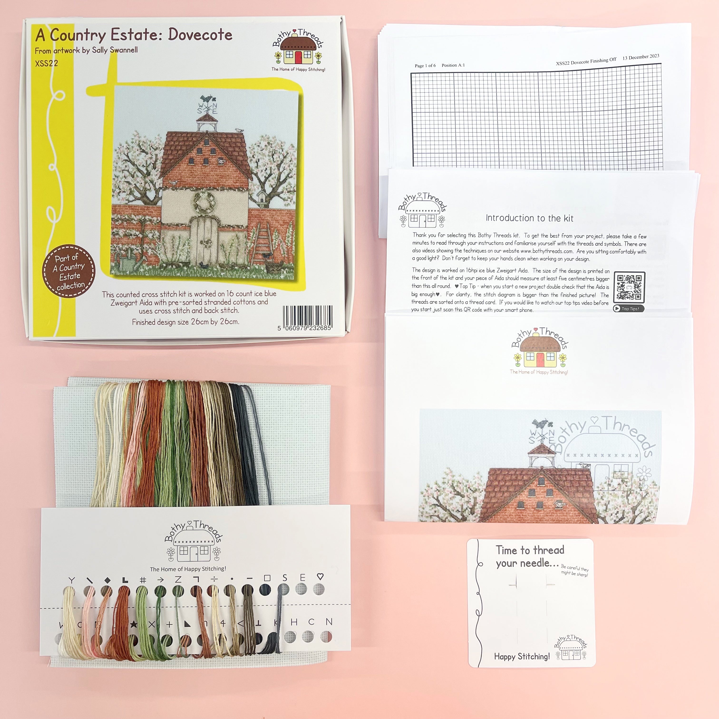 Dovecote Counted Cross Stitch Kit by Bothy Threads XSS22