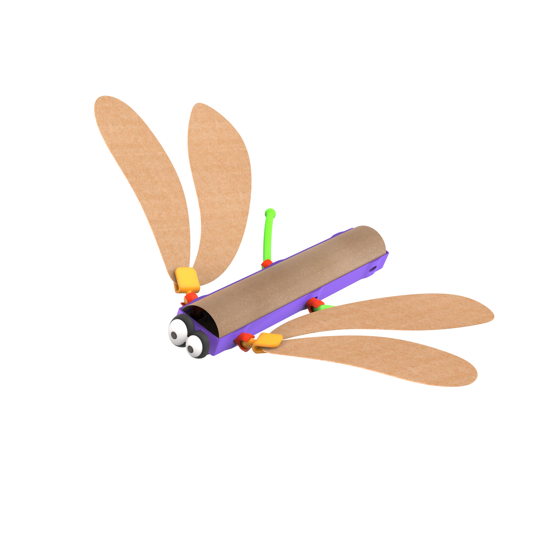 Oddy Arts and Crafts Butterfly Building Kit