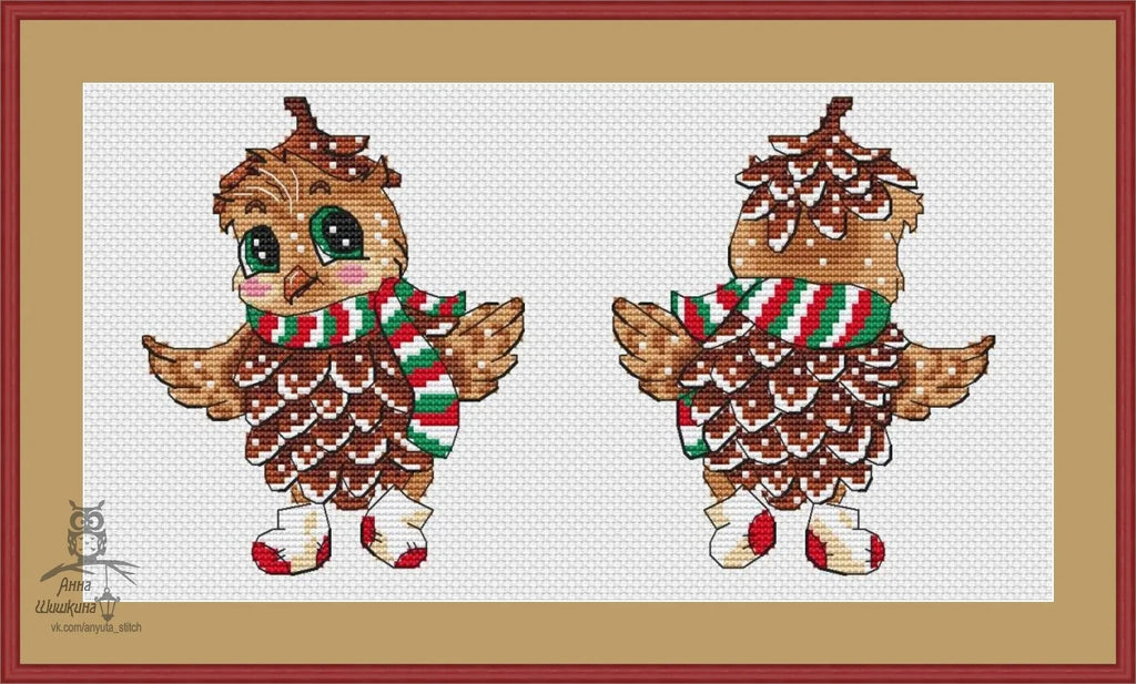 I am a little pinecone! - PDF Cross Stitch Pattern