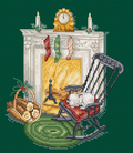 Resting by the Chimney Counted Cross Stitch Kit by Letistitch L8224