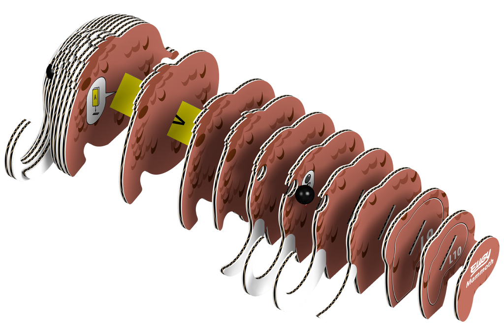 EUGY Mammoth 3D Puzzle