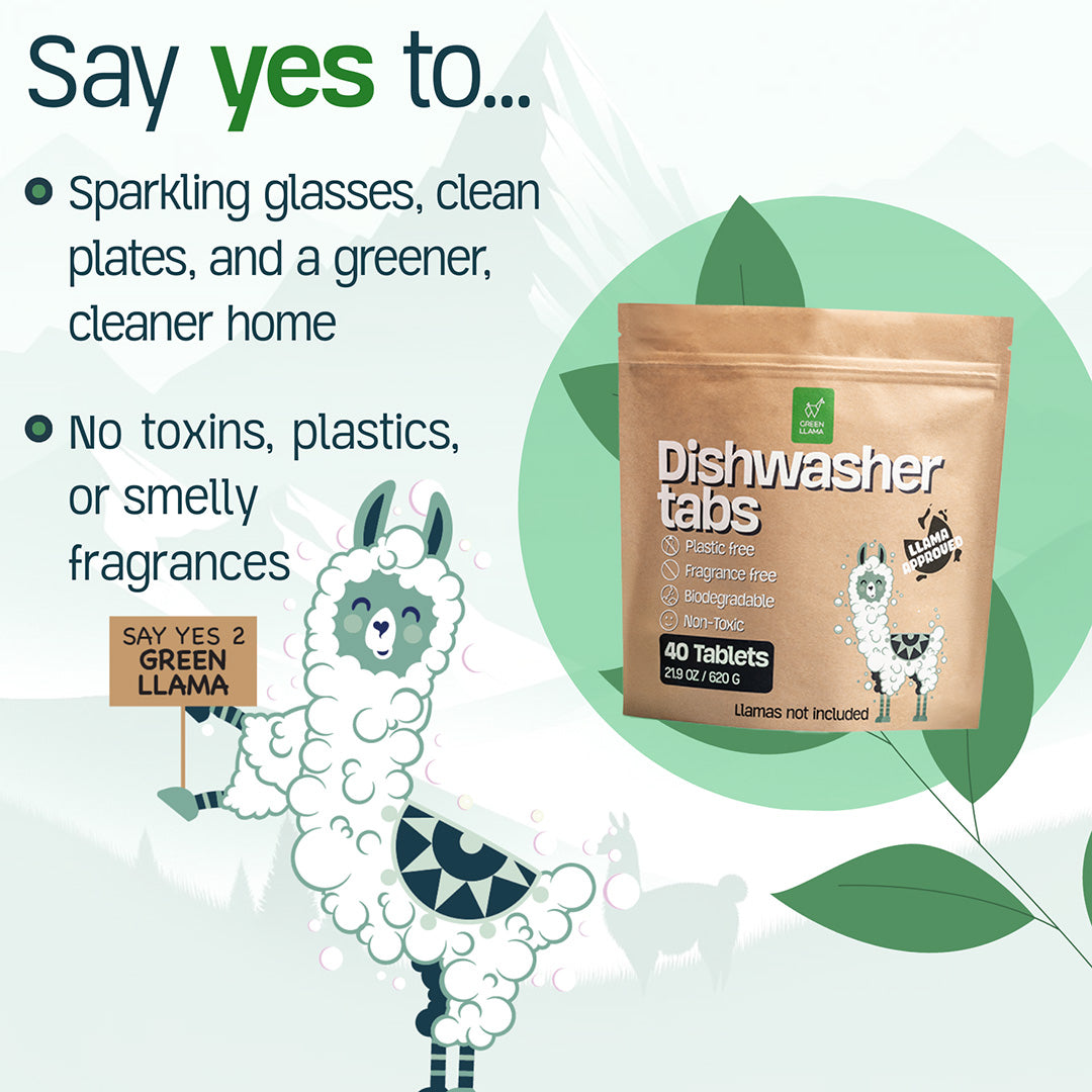 EWG Verified™ & PVA-Free Dishwasher Tabs